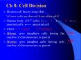 Ch 8: Cell Division PowerPoint PPT Presentation