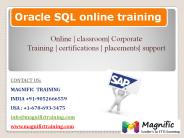 oracle sql online training classes