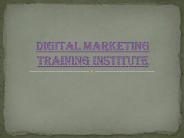 Digital Marketing Training Institute