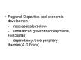 Regional Disparities and economic development PowerPoint PPT Presentation