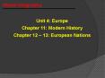 Unit 4: Europe PowerPoint PPT Presentation