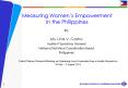 Measuring Women PowerPoint PPT Presentation