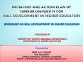 Initiatives and Action Plan for Skill Development in Higher Education PowerPoint PPT Presentation