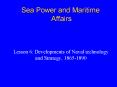 Sea Power and Maritime Affairs PowerPoint PPT Presentation