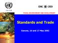 Standards and Trade PowerPoint PPT Presentation