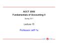 ACCT 2302 PowerPoint PPT Presentation