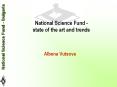 National Science Fund - state of the art and trends PowerPoint PPT Presentation