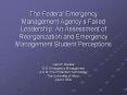 The Federal Emergency Management Agency PowerPoint PPT Presentation