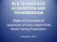BLS 12 LEAD ECG ACQUISITION AND TRANSMISSION PowerPoint PPT Presentation
