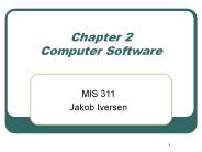 Chapter 2 Computer Software