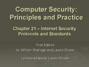 Computer Security: Principles and Practice