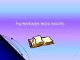Aprendizaje lecto escrito PowerPoint PPT Presentation