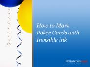 How to Mark Poker Cards with Invisible ink (1)