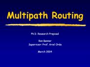Multipath Routing