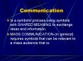 Communication PowerPoint PPT Presentation
