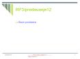 ---------- Racunarski praktikum 3 ---------- PowerPoint PPT Presentation