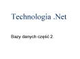 Technologia .Net PowerPoint PPT Presentation
