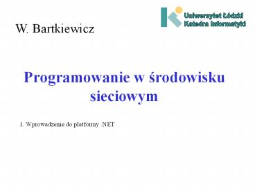 Programowanie w srodowisku sieciowym