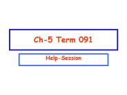 Ch-5 Term 091