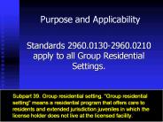 Purpose and Applicability