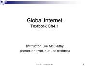 Global Internet Textbook Ch4.1