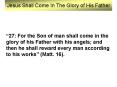 Jesus Shall Come In The Glory of His Father PowerPoint PPT Presentation