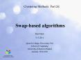 Swap-based algorithms PowerPoint PPT Presentation
