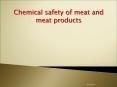 Chemical safety of meat and meat products PowerPoint PPT Presentation