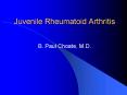 Juvenile Rheumatoid Arthritis PowerPoint PPT Presentation