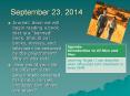 September 23, 2014 PowerPoint PPT Presentation