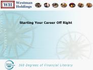 Starting Your Career Off Right