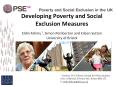 Developing Poverty and Social Exclusion Measures Eldin Fahmy  PowerPoint PPT Presentation
