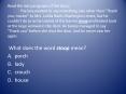 Read the last paragraph of the story: The boy wanted to say something else other than "Thank you, ma PowerPoint PPT Presentation