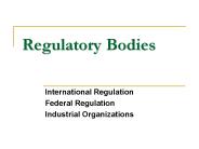 Regulatory Bodies