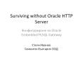 Surviving without Oracle HTTP Server PowerPoint PPT Presentation