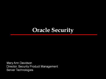 Oracle OpenWorld 1999 Template