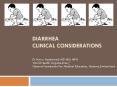 DIARRHEA CLINICAL CONSIDERATIONS PowerPoint PPT Presentation