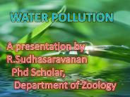 water pollution ppt