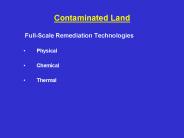 Contaminated Land