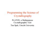 Programming the Science of Crystallography