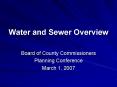 Water and Sewer Overview PowerPoint PPT Presentation