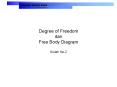 Degree of Freedom dan Free Body Diagram PowerPoint PPT Presentation