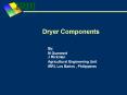 Dryer Components PowerPoint PPT Presentation
