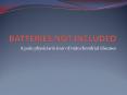 BATTERIES NOT INCLUDED PowerPoint PPT Presentation