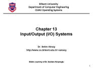 Chapter 13 Input/Output (I/O) Systems