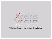 A Contract Research and Services Organization