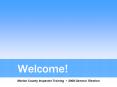 Marion County Inspector Training  PowerPoint PPT Presentation
