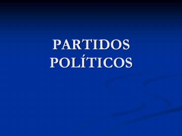 PARTIDOS POL