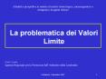 La problematica dei Valori Limite PowerPoint PPT Presentation