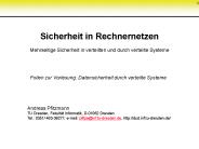 Sicherheit in Rechnernetzen